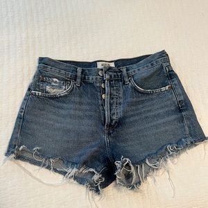 Agolde Parker denim shorts